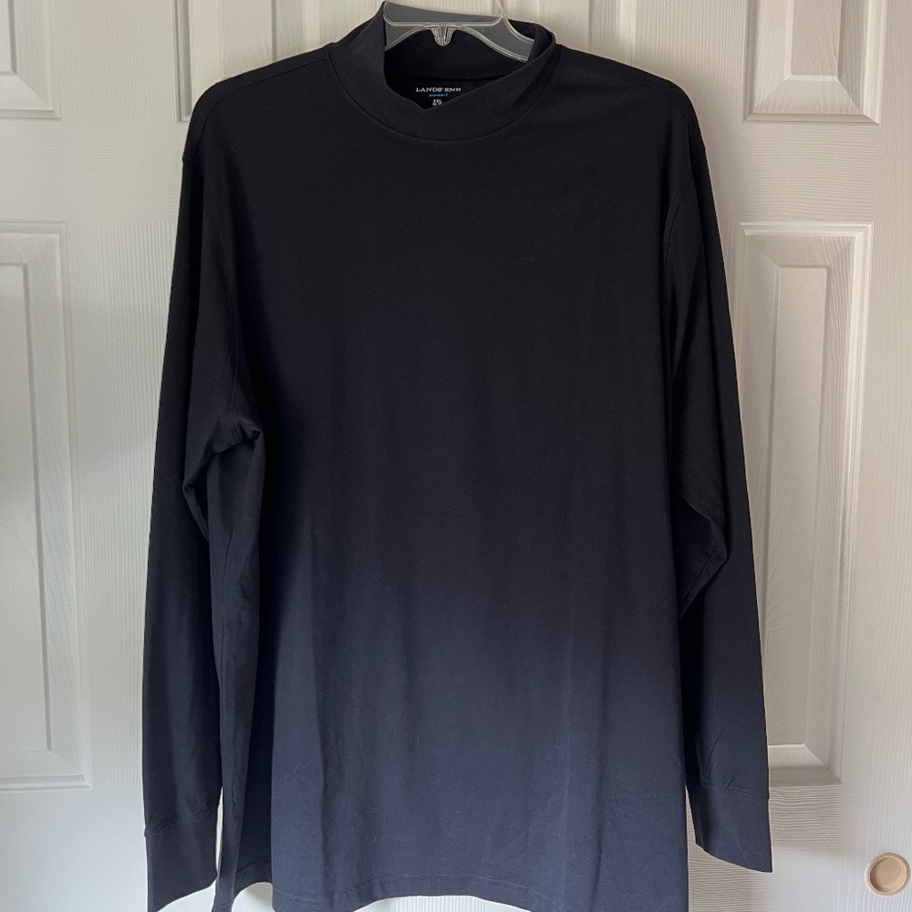 LANDS' END Super T Turtleneck Mens 2XL 50-52 Like New